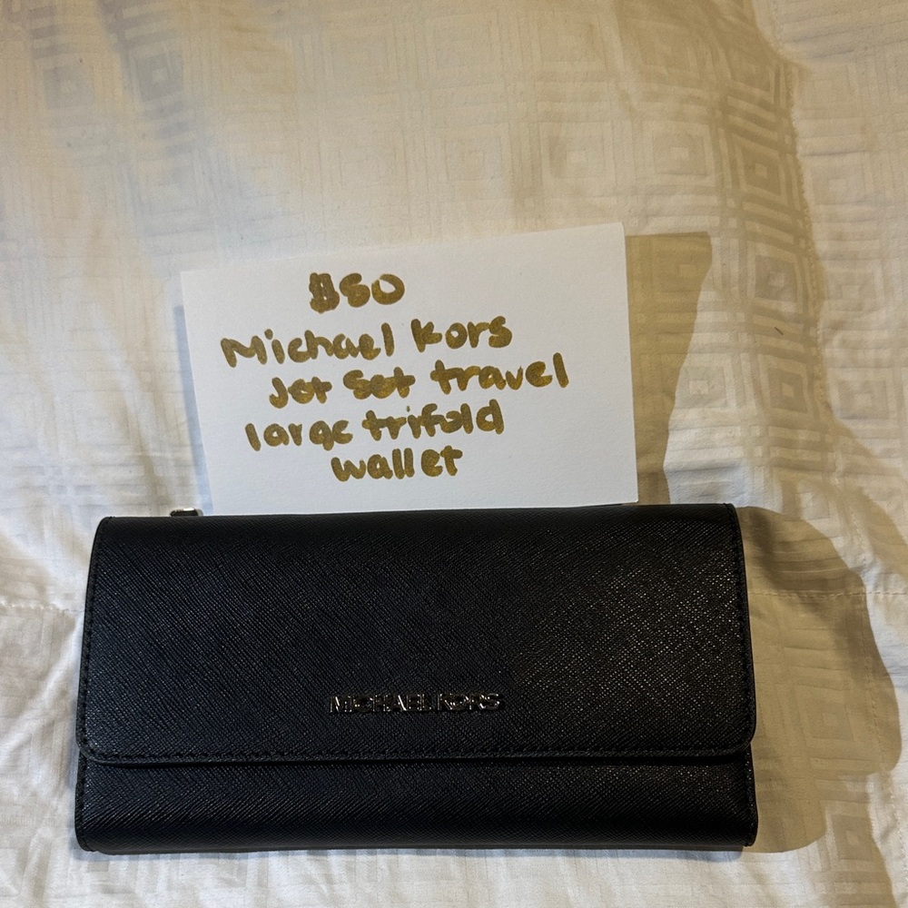 Michael Kors Black Jet Set Wallet